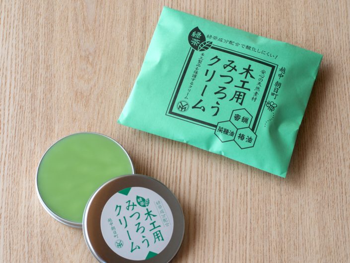 みつろうクリーム 緑茶